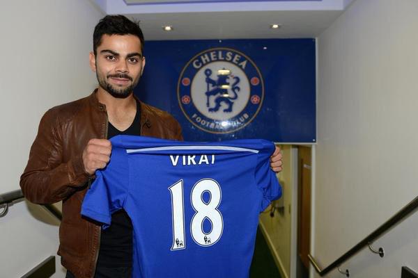 When Virat Kohli Visited Chelsea F.C.'s Home Stadium in 2014
